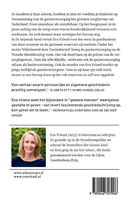Achterkant van De helpende hand