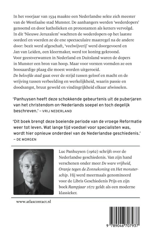 Achterkant van De beloofde stad