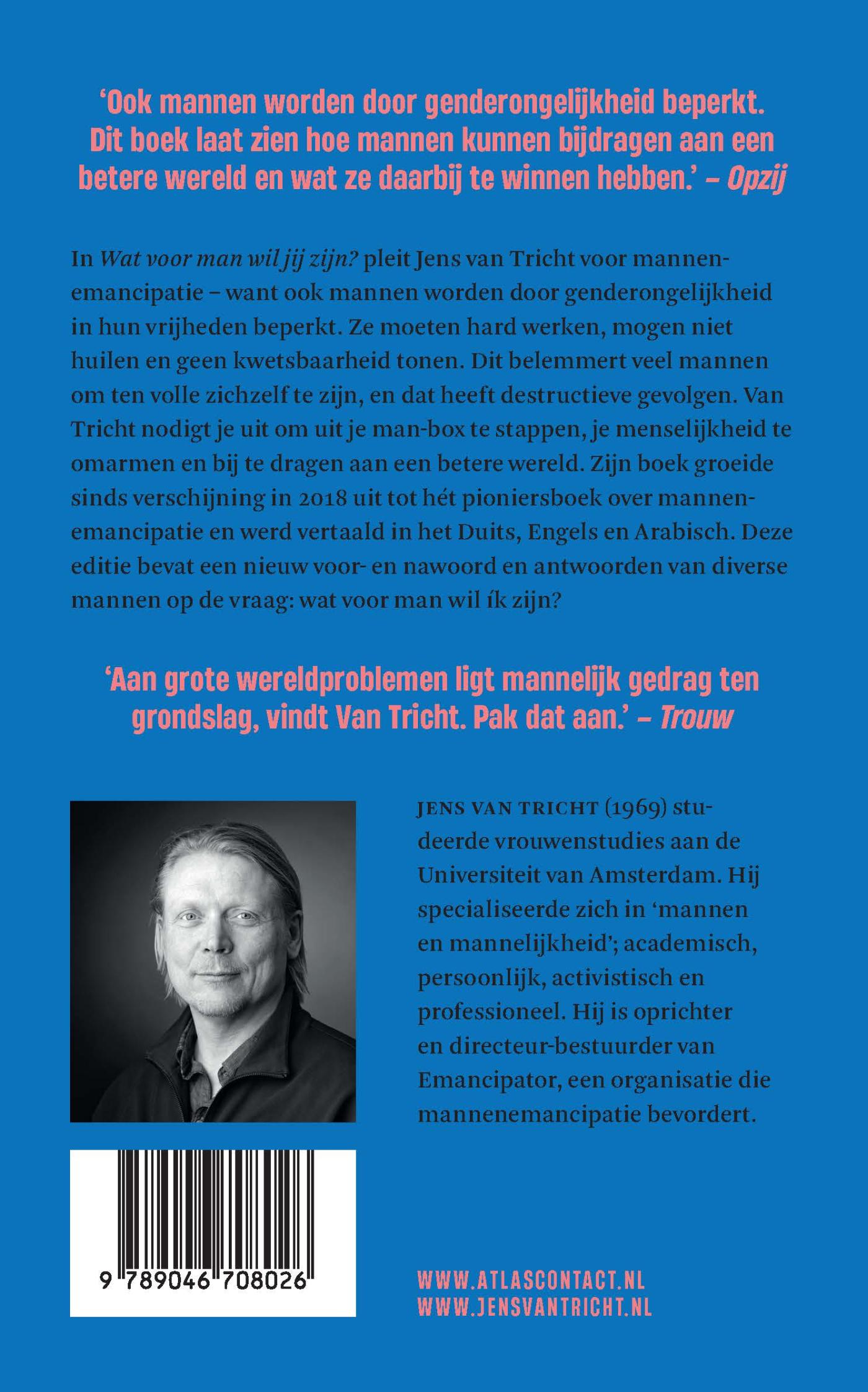 Achterkant van Wat voor man wil jij zijn