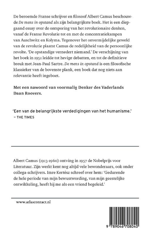 Achterkant van De mens in opstand