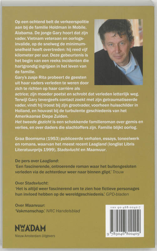 Achterkant van Het tweede gezicht