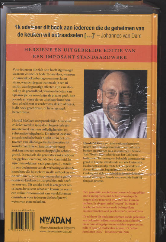 Achterkant van Over eten & koken