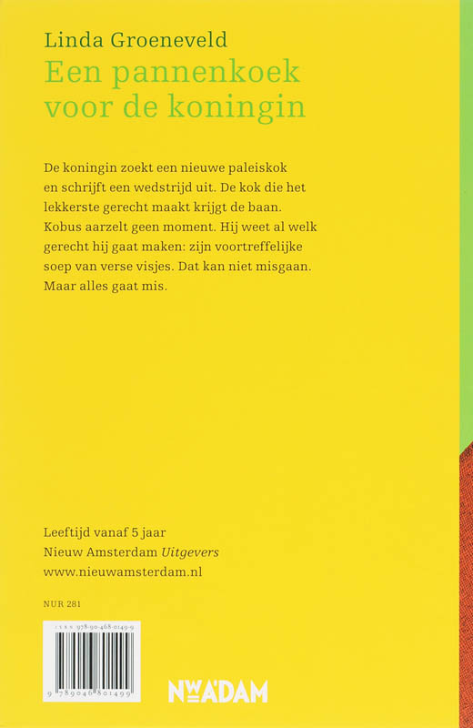 Achterkant van Een pannenkoek voor de koningin