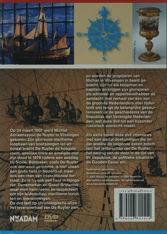 Achterkant van Michiel de Ruyter