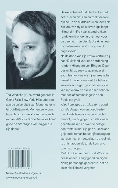 Achterkant van Alles komt goed en alles komt goed en alle dingen komen goed