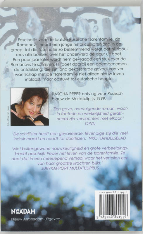 Achterkant van Russisch blauw