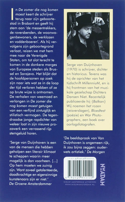 Achterkant van De zomer die nog komen moest