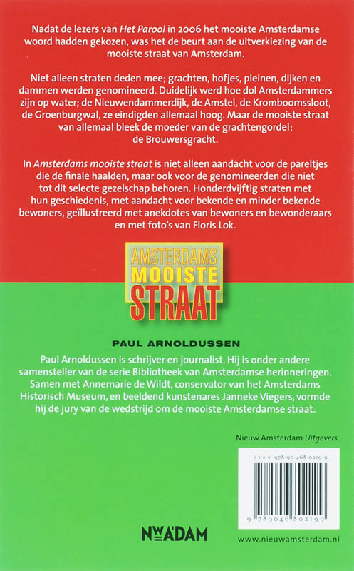 Achterkant van Amsterdams mooiste straat