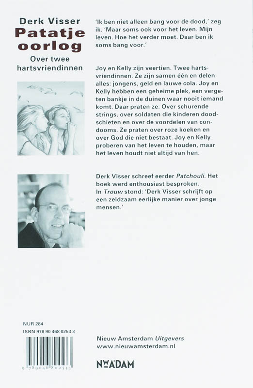 Achterkant van Patatje Oorlog