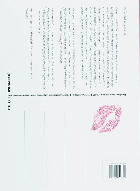 Achterkant van Het Grote GeenStijl Vakansie Boek