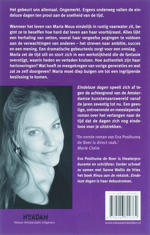 Achterkant van Eindeloze dagen