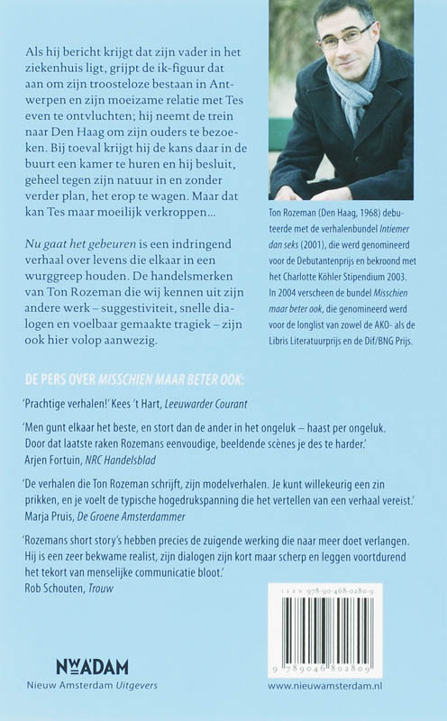 Achterkant van Nu gaat het gebeuren