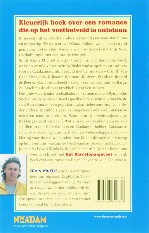 Achterkant van Het Barcelona gevoel