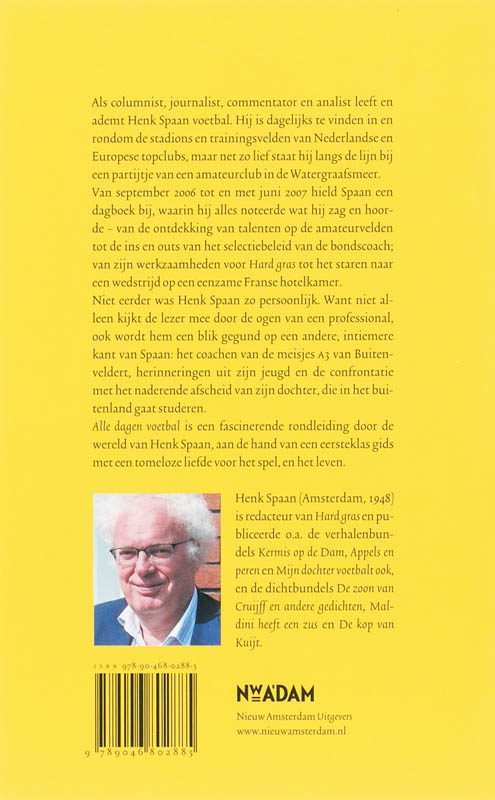Achterkant van Alle dagen voetbal