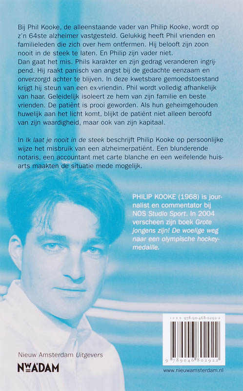 Achterkant van Ik laat je nooit in de steek