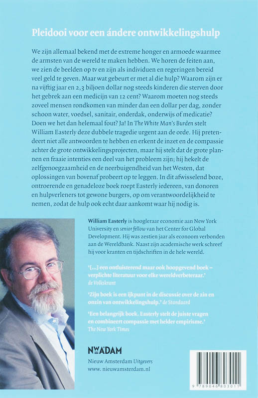 Achterkant van The White Man's Burden