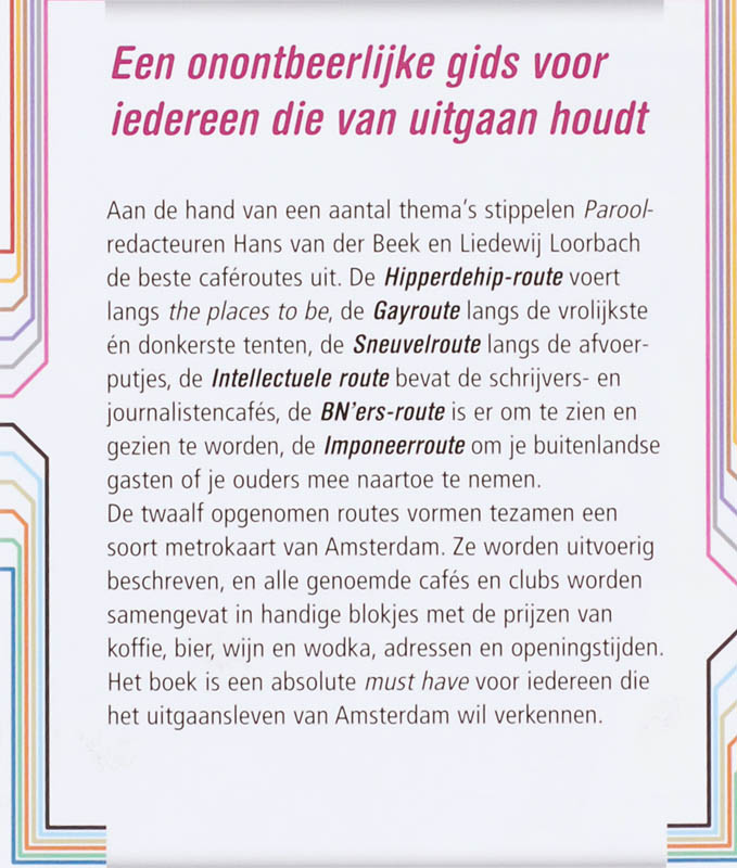 Achterkant van Kroeglopen in Amsterdam
