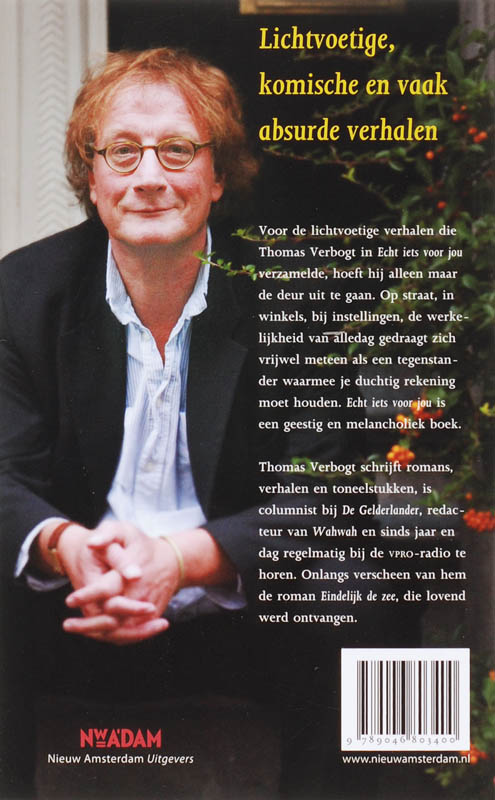 Achterkant van Echt iets voor jou