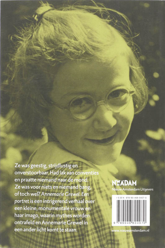 Achterkant van Annemarie Grewel