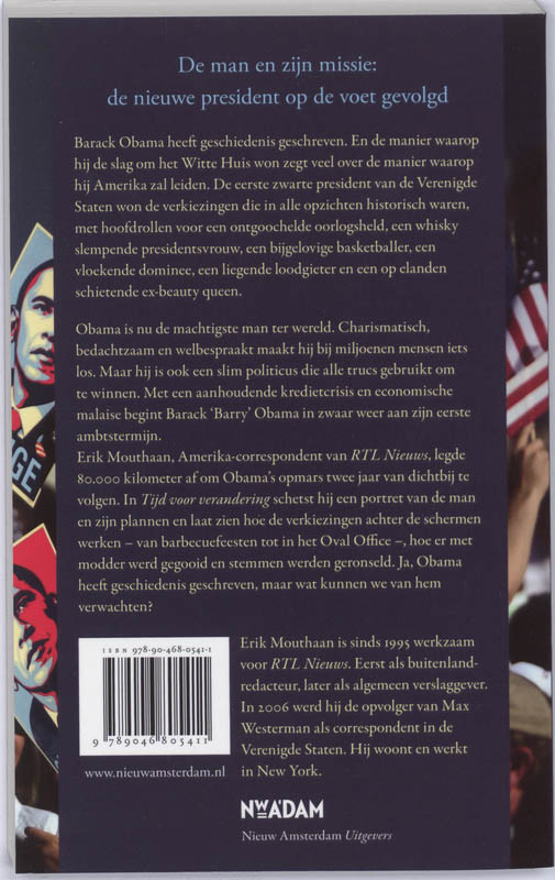 Achterkant van Tijd voor verandering