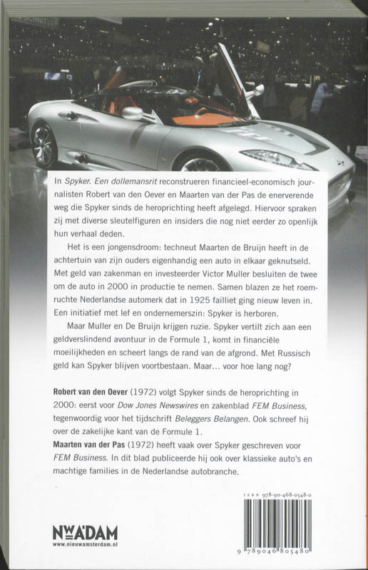 Achterkant van Spyker