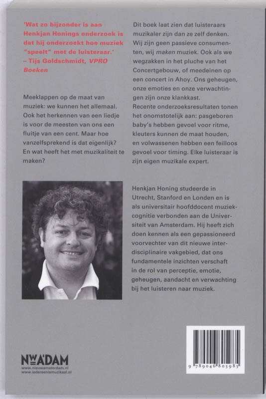 Achterkant van Iedereen is muzikaal