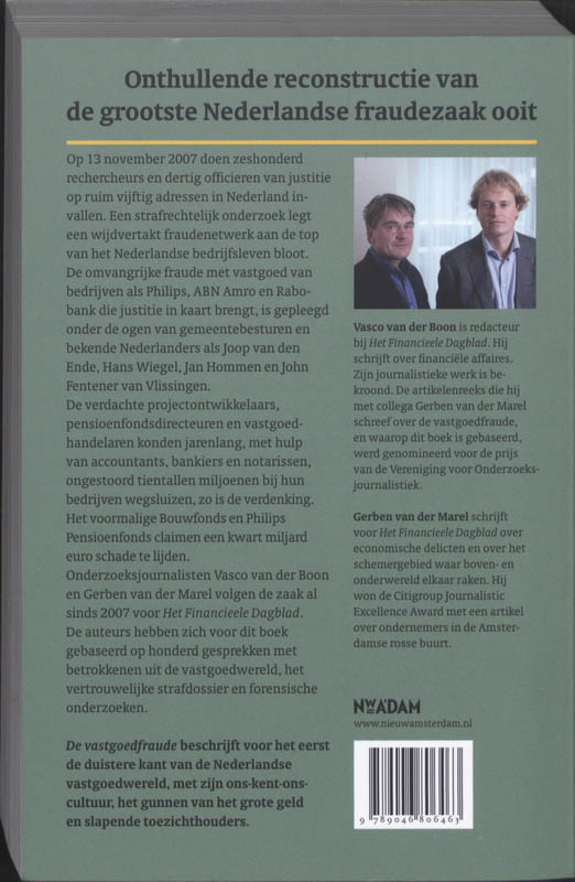Achterkant van De vastgoedfraude