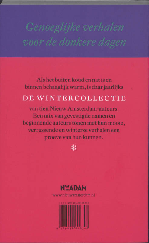 Achterkant van Wintercollectie 2010