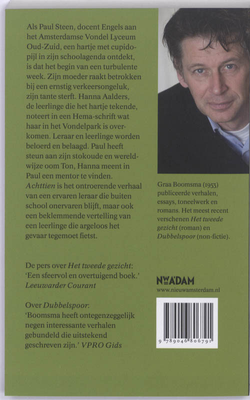 Achterkant van Achttien