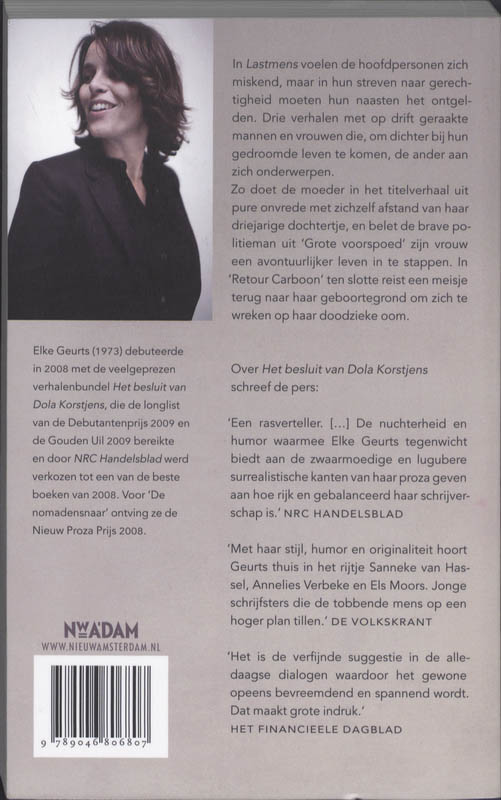 Achterkant van Lastmens