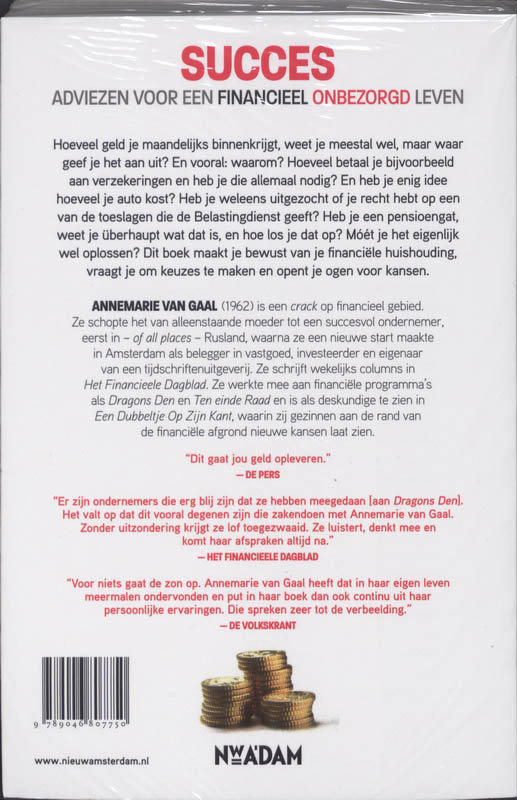 Achterkant van Succes