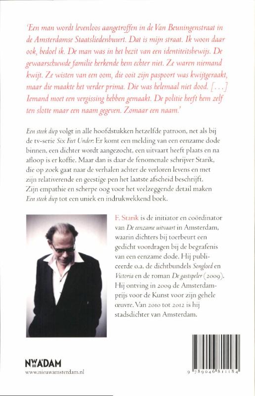 Achterkant van Een steek diep