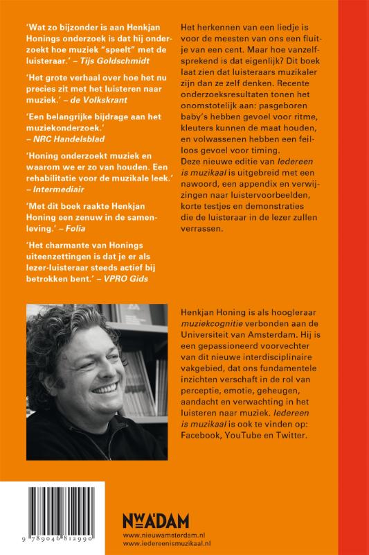 Achterkant van Iedereen is muzikaal