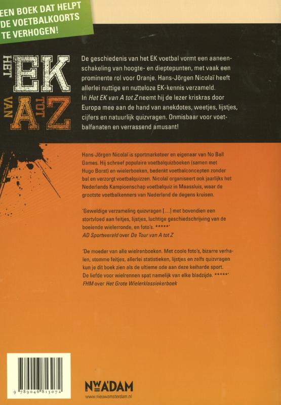 Achterkant van Het EK van A tot Z