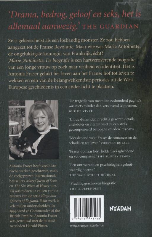 Achterkant van Marie Antoinette