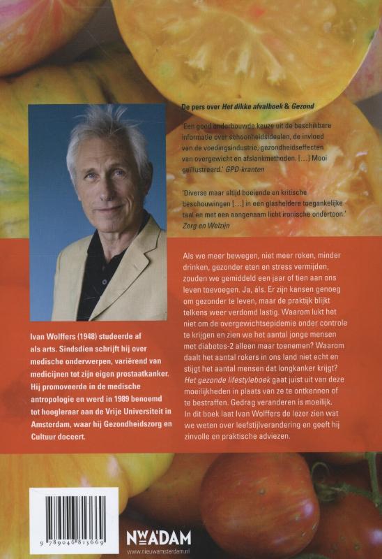 Achterkant van Het gezonde lifestyleboek