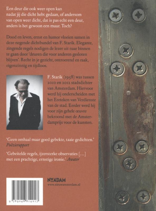 Achterkant van Door