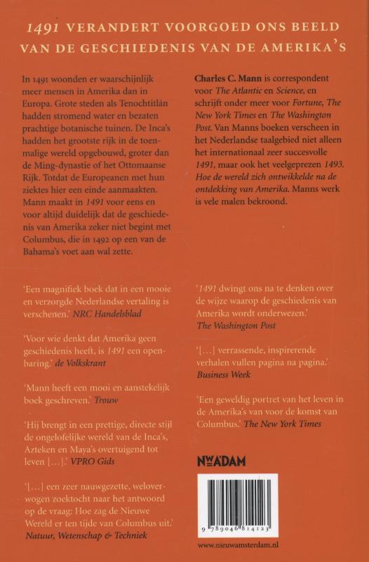 Achterkant van 1491