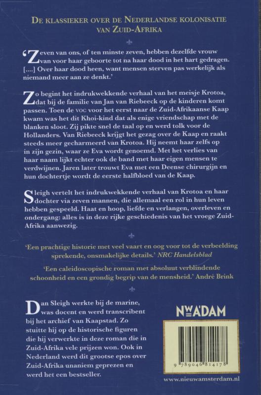 Achterkant van Stemmen uit zee