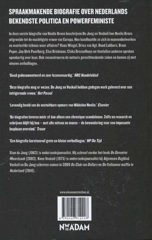 Achterkant van Neelie Kroes