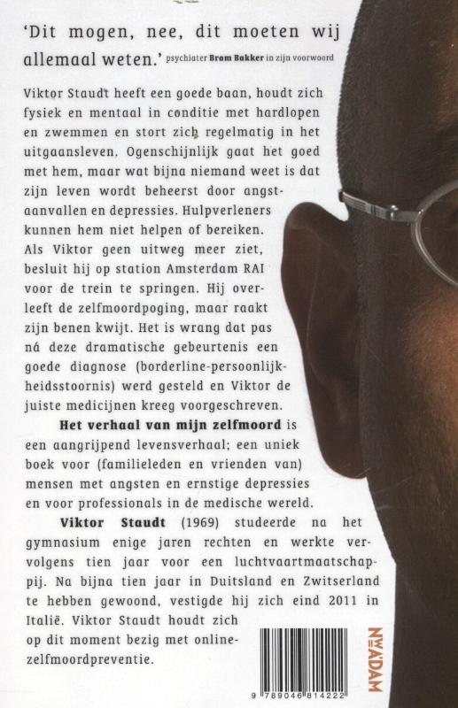 Achterkant van Het verhaal van mijn zelfmoord