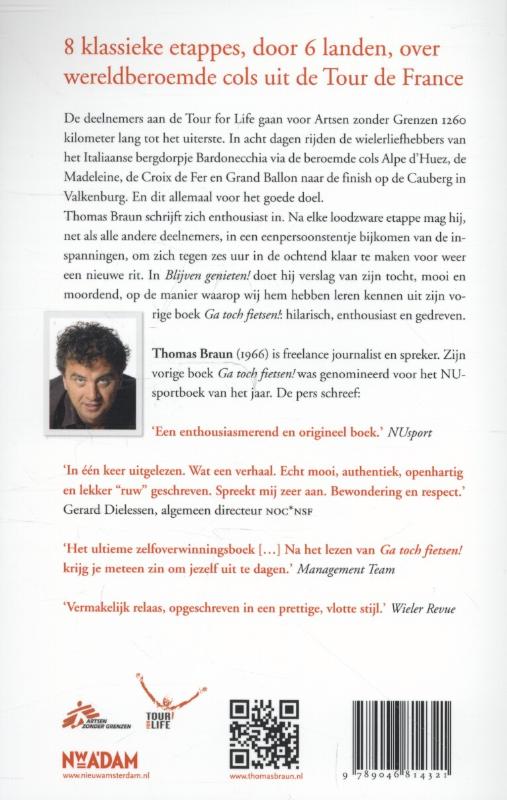 Achterkant van Blijven genieten!