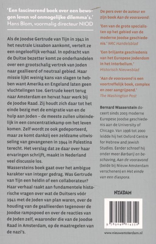 Achterkant van Gertrude van Tijn