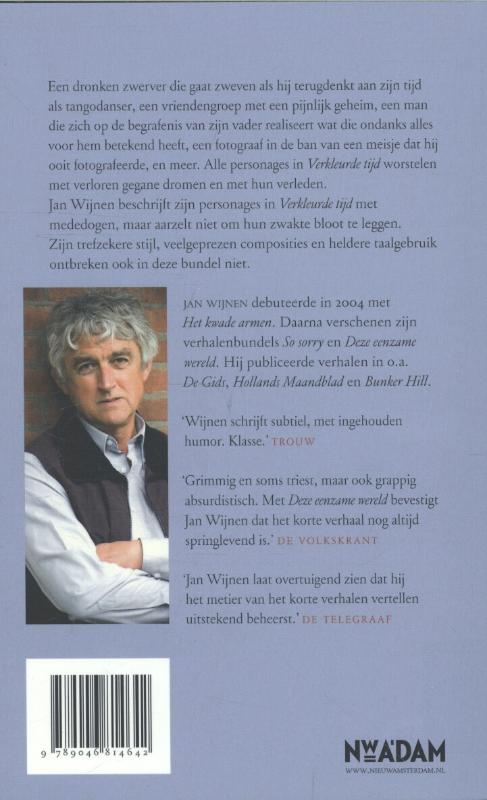 Achterkant van Verkleurde tijd