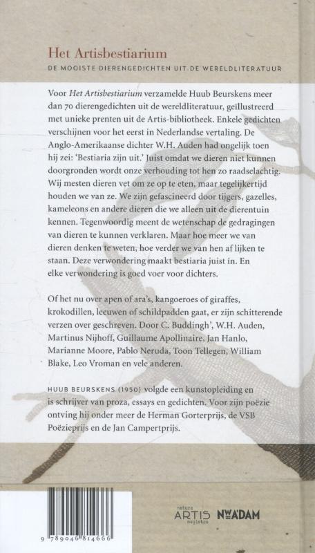 Achterkant van Het Artisbestiarium