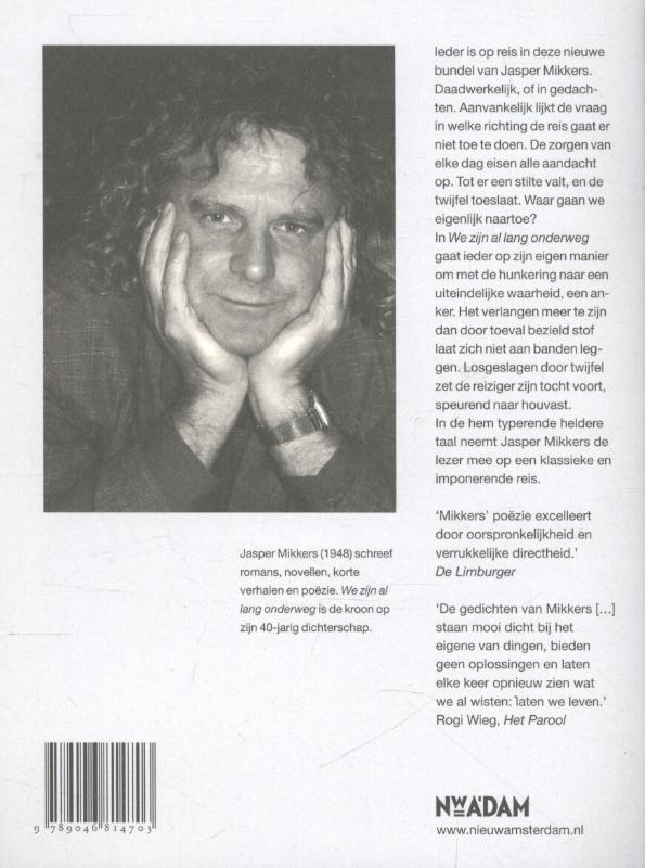 Achterkant van We zijn al lang onderweg