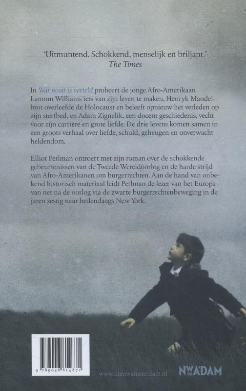 Achterkant van Wat nooit is verteld