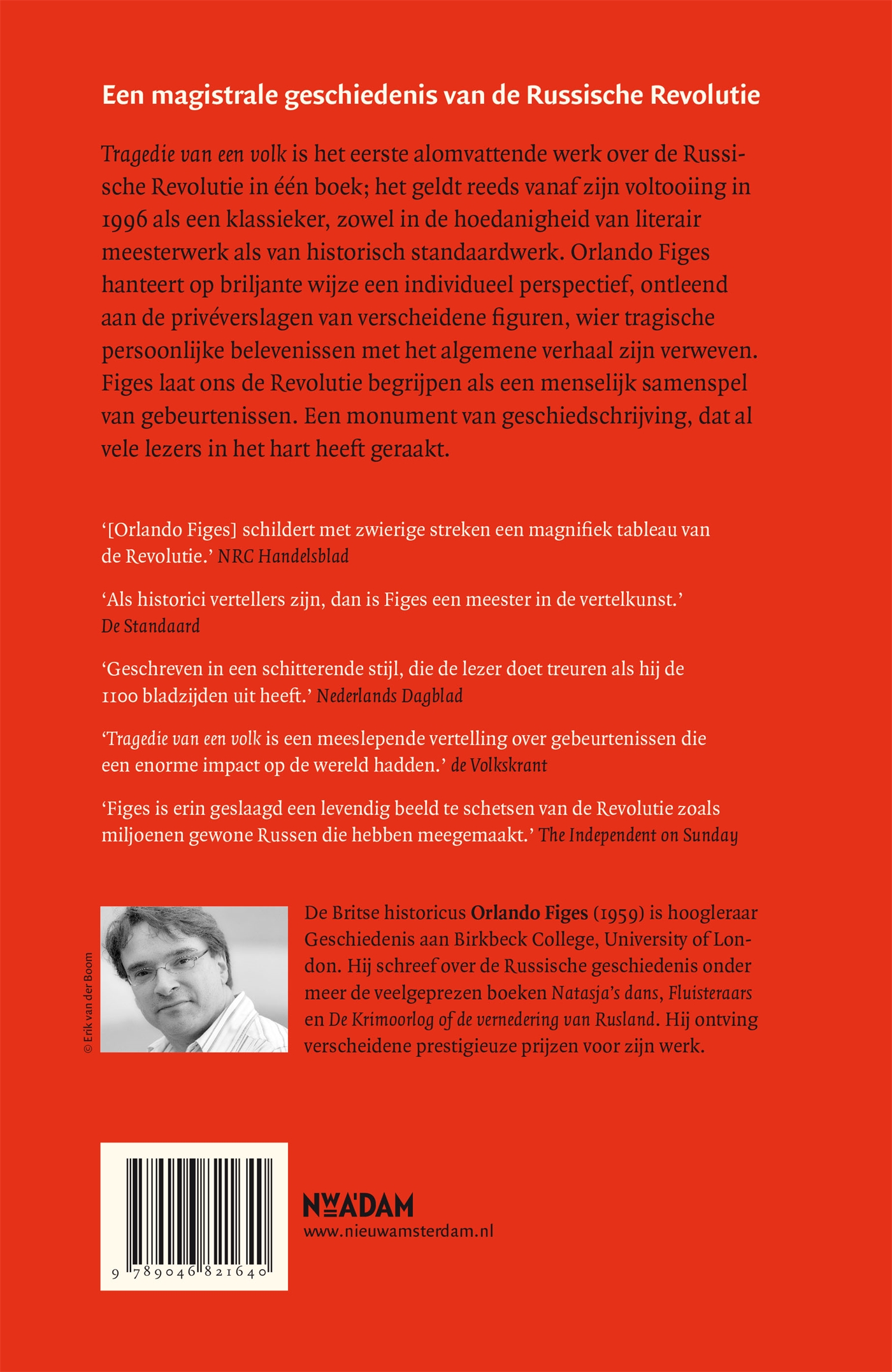 Achterkant van Tragedie van een volk