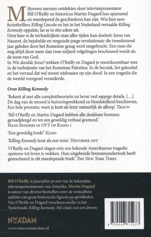 Achterkant van Wie doodde Jezus