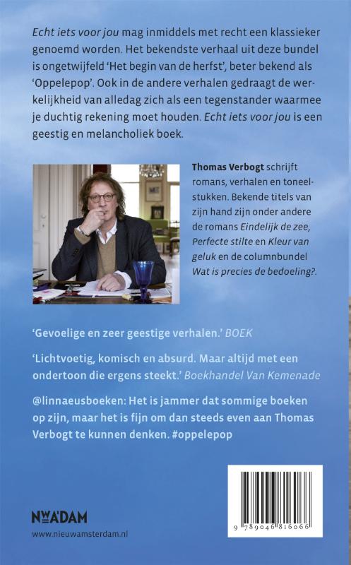 Achterkant van Echt iets voor jou